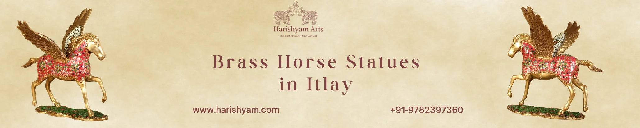 Buy Brass Horse Statues In Itlay