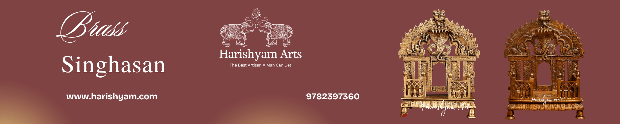 Brass Singhasan