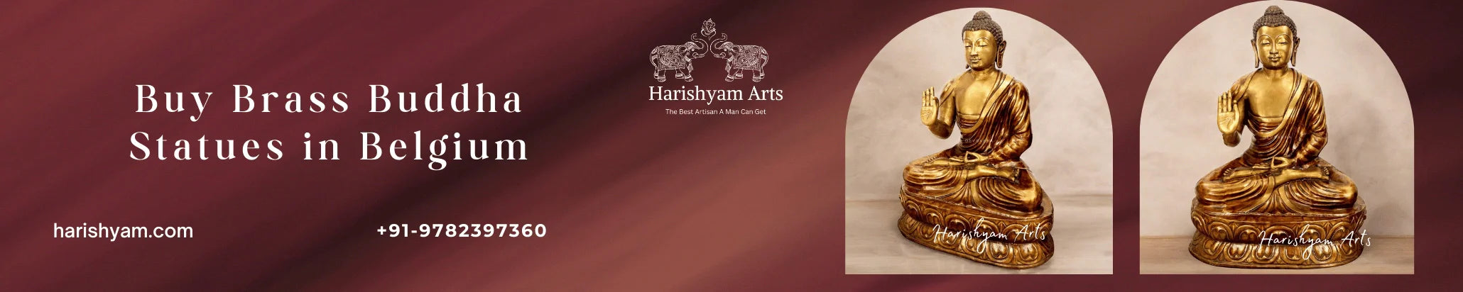 Buy Brass Buddha Statues in Belgium