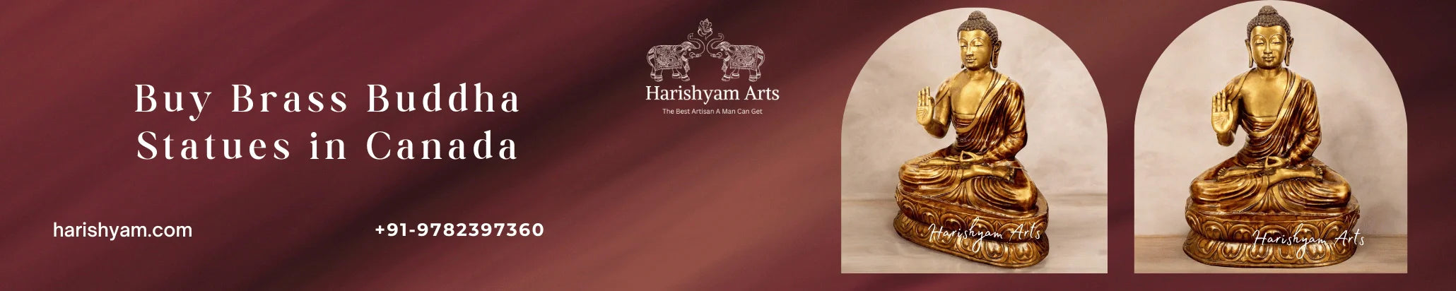 Buy Brass Buddha Statues in Canada