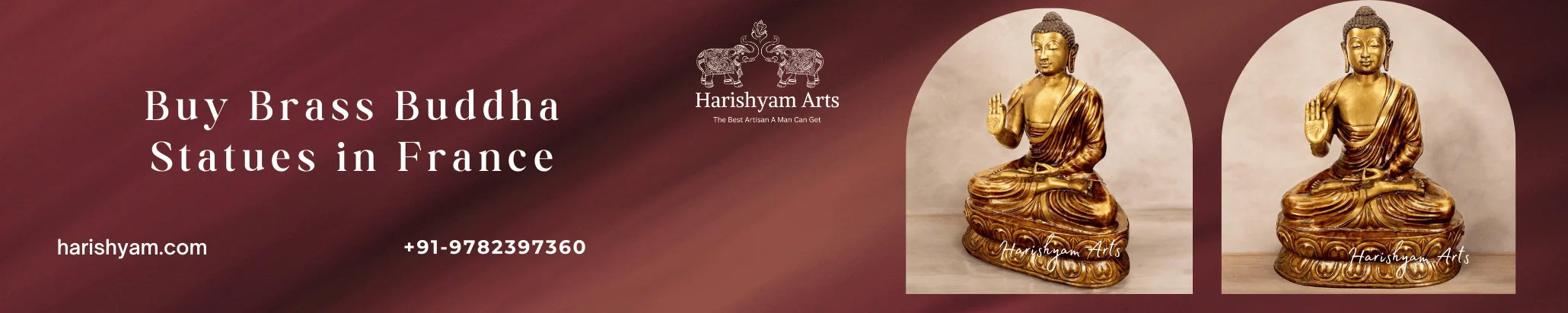 Buy Brass Buddha Statues in France