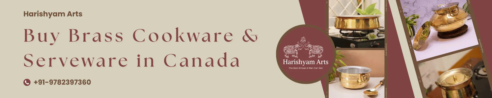 Buy Brass Cookware and Utensils in Canada