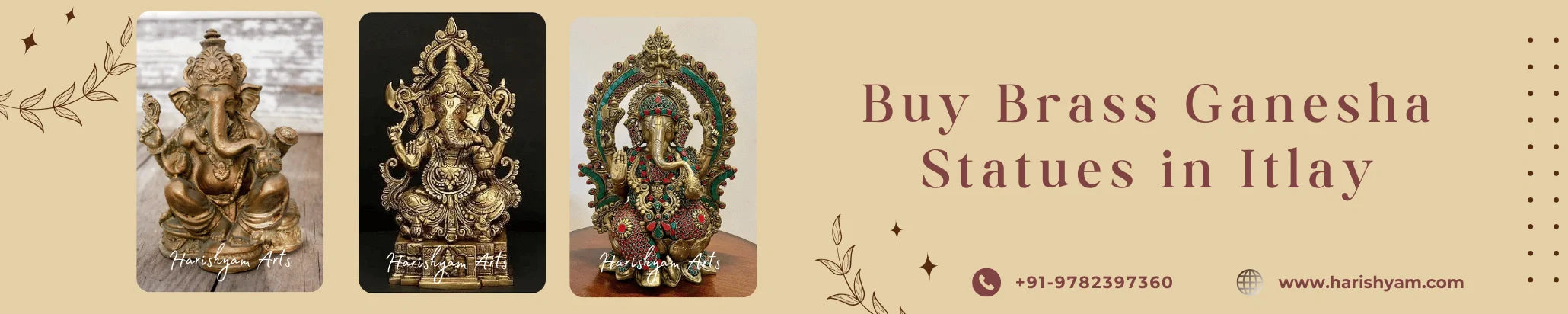Buy Brass Ganesa Statues in Itlay