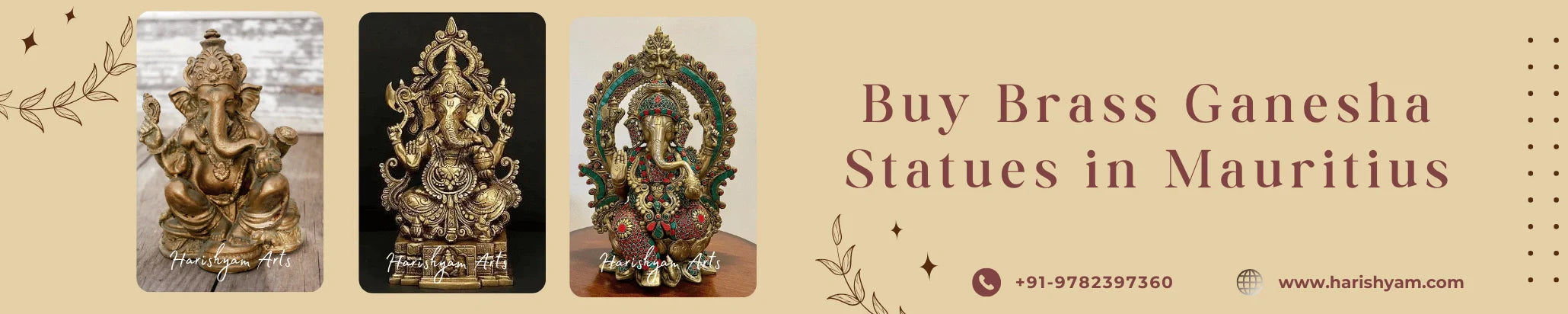 Buy Brass Ganesa Statues in Mauritius