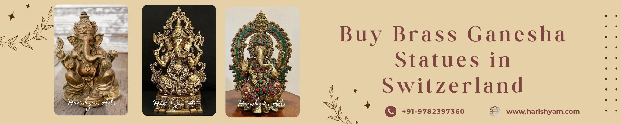 Buy Brass Ganesa Statues in Switzerland