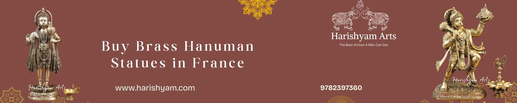 Buy Brass Hanuman Statues statue in France