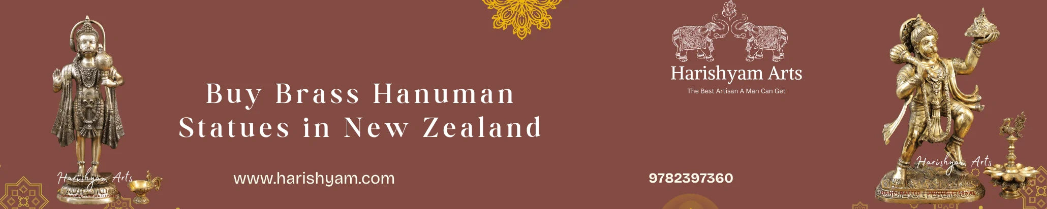 Buy Brass Hanuman Statues statue in New Zealand