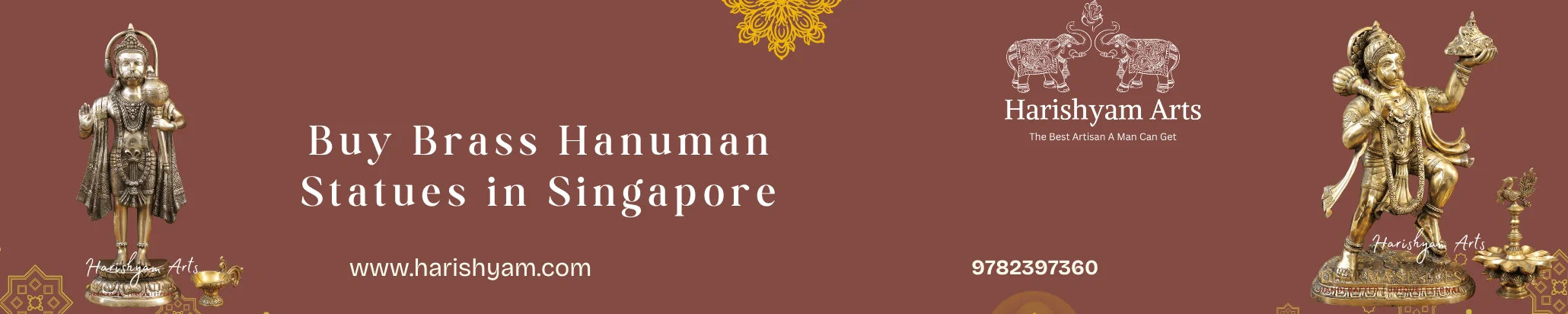 Buy Brass Hanuman Statues statue in Singapore