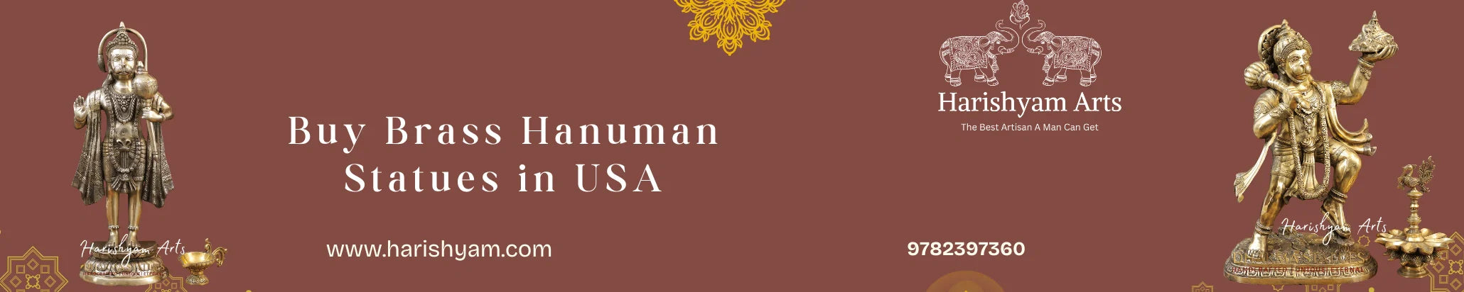 Buy Brass Hanuman Statues statue in USA
