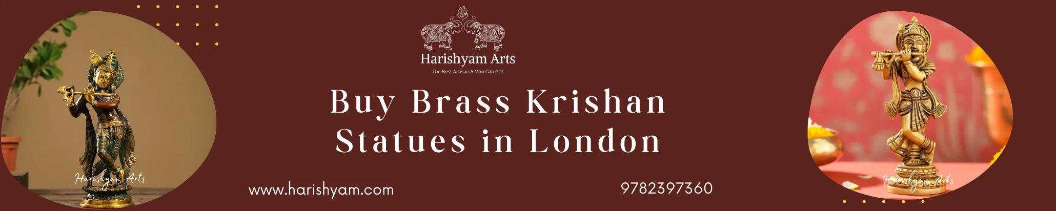 Buy Brass Krishna Statues in London