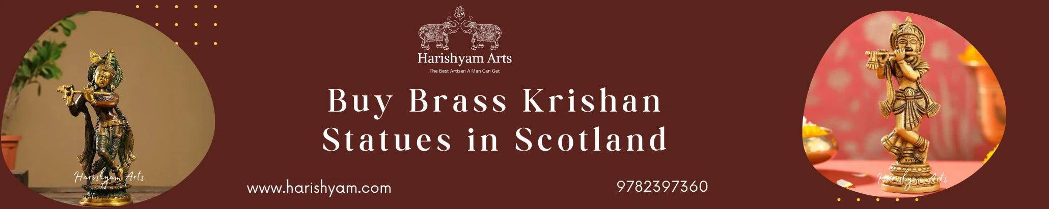Buy Brass Krishna Statues in Scotland