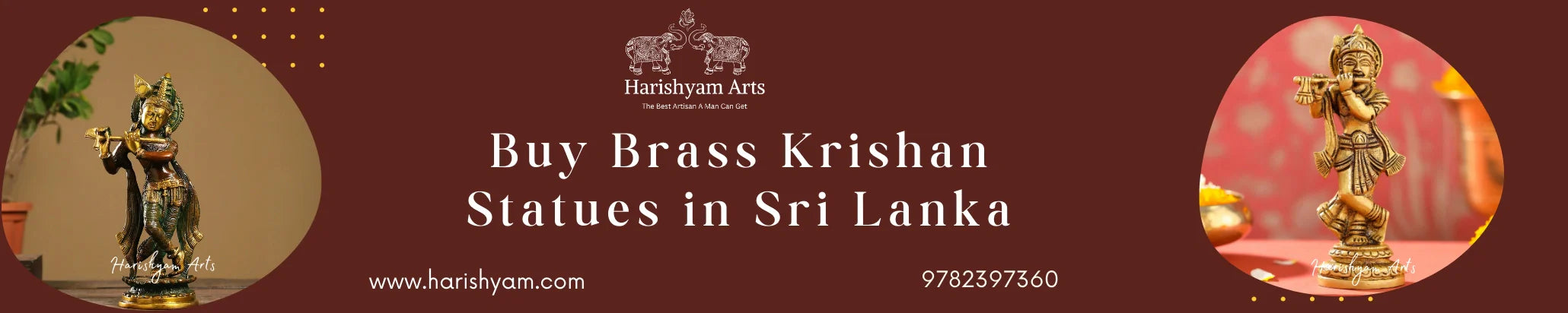 Buy Brass Krishna Statues in Sri Lanka