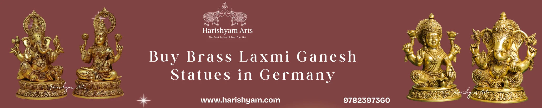 Buy Brass Laxmi Ganesh Statues  in Germany
