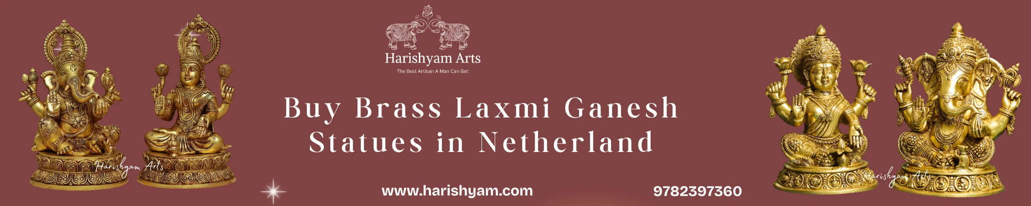 Buy Brass Laxmi Ganesh Statues  in Netherland