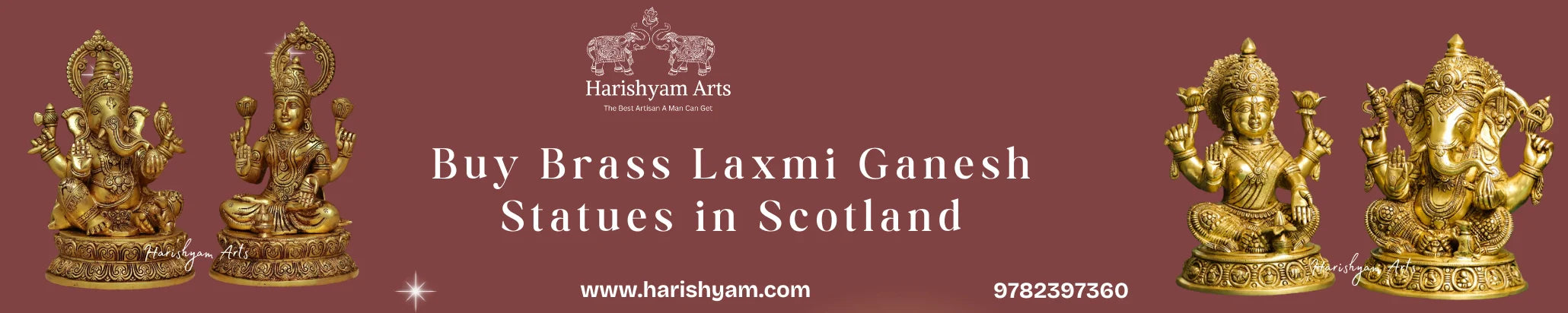 Buy Brass Laxmi Ganesh Statues  in Scotland