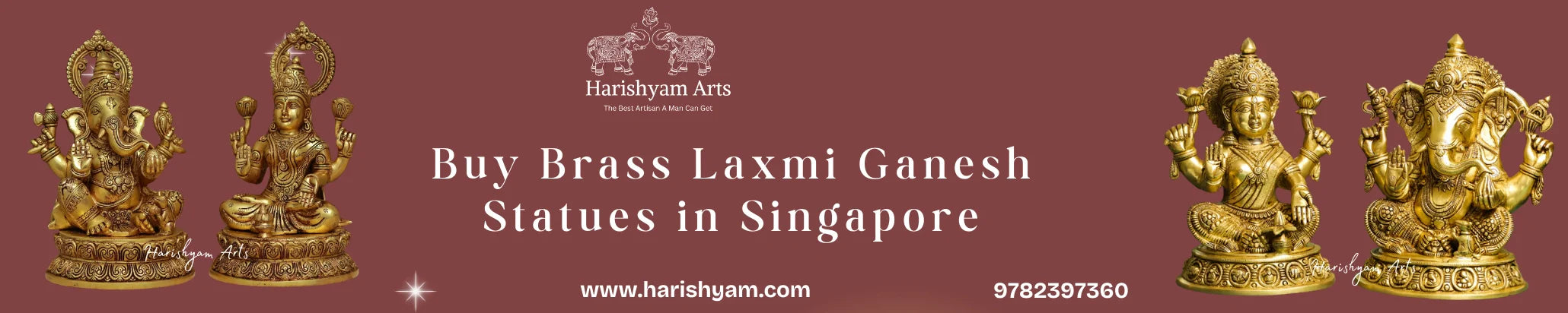 Buy Brass Laxmi Ganesh Statues in Singapore