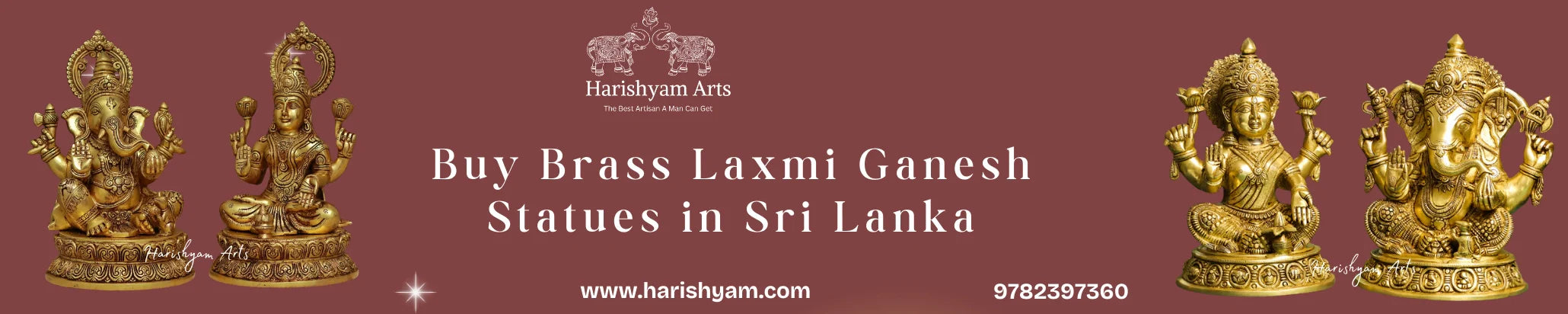 Buy Brass Laxmi Ganesh Statues  in Sri Lanka