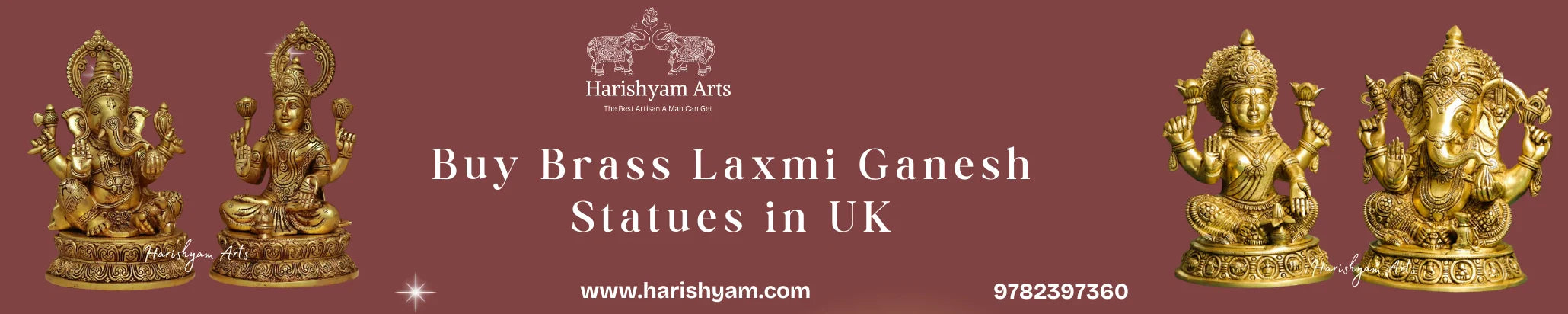 Buy Brass Laxmi Ganesh Statues  in UK