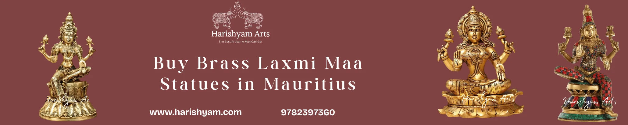 Buy Brass Laxmi Maa Statues  in Mauritius