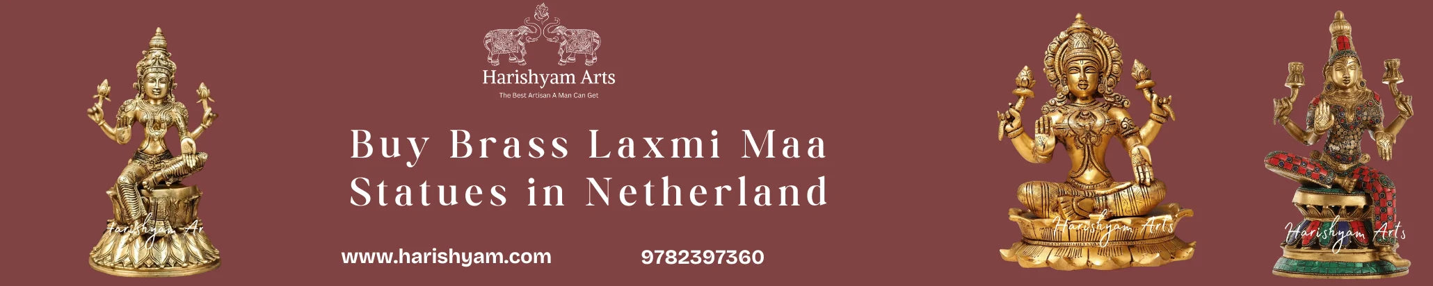 Buy Brass Laxmi Maa Statues  in Netherland