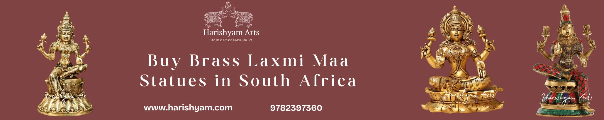 Buy Brass Laxmi Maa Statues  in South Africa