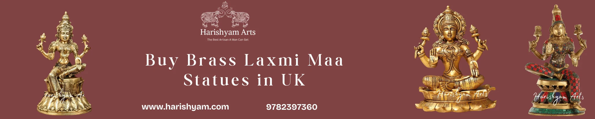 Buy Brass Laxmi Maa Statues  in UK