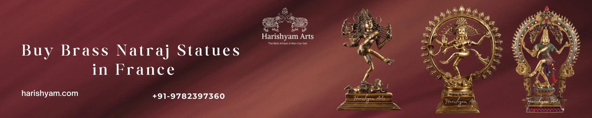 Buy Brass Natraj statue in France