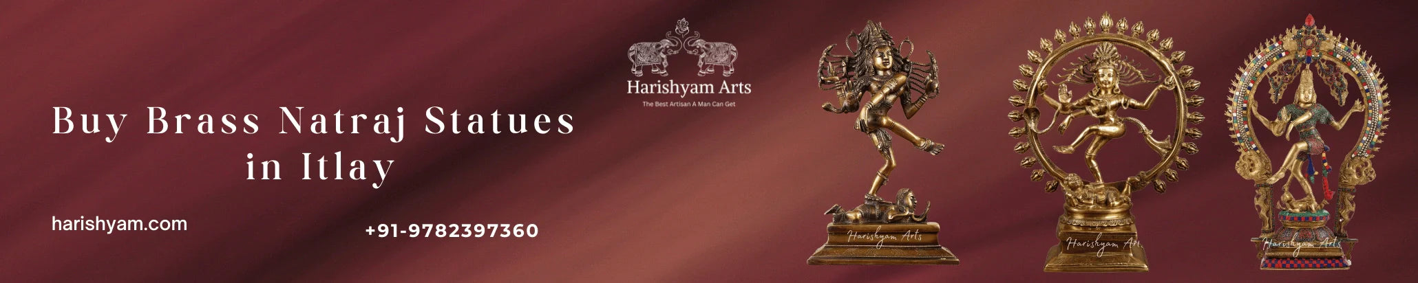 Buy Brass Natraj statue in Itlay