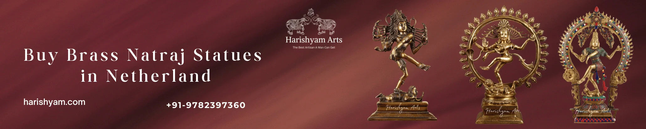 Buy Brass Natraj statue in Netherland