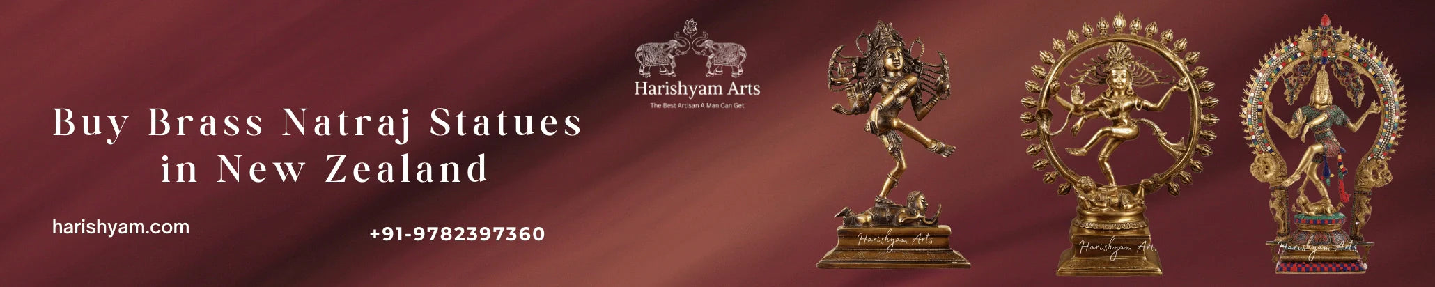 Buy Brass Natraj statue in New Zealand