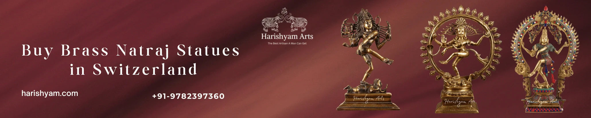 Buy Brass Natraj statue in Switzerland