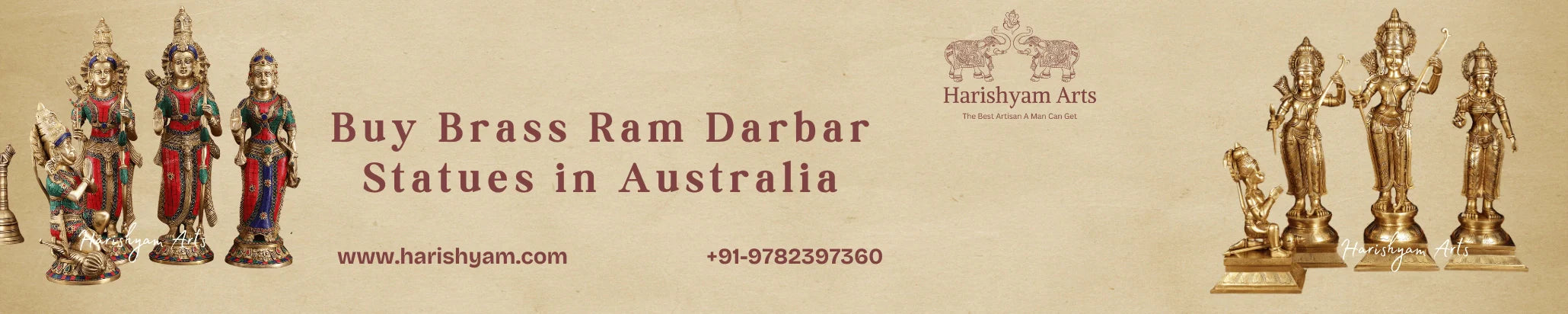 Buy Brass Ram Darbar Statues in Australia