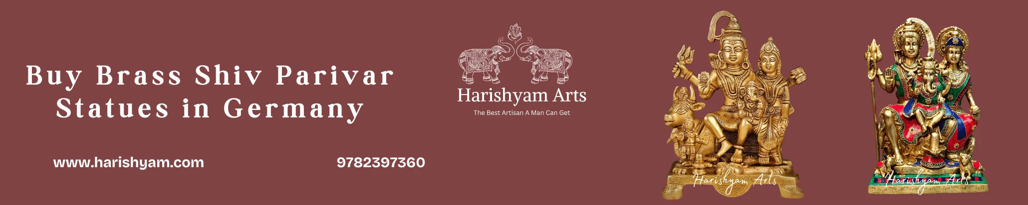 Buy Brass Shiv Parivar Statues in Germany