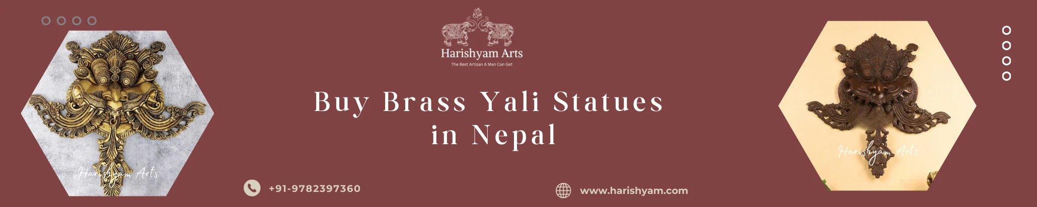 Buy Brass Yali statue in Nepal