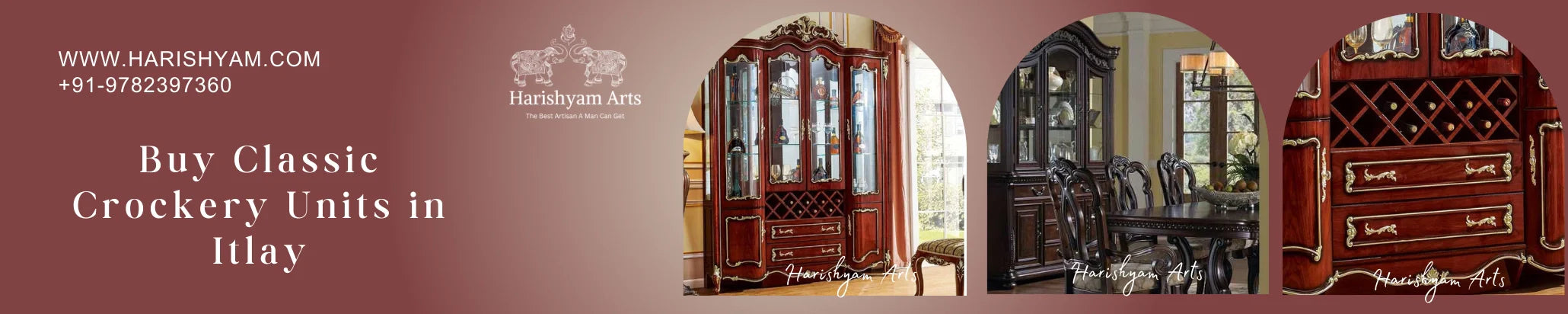 Buy Classic Crockery Units in Itlay