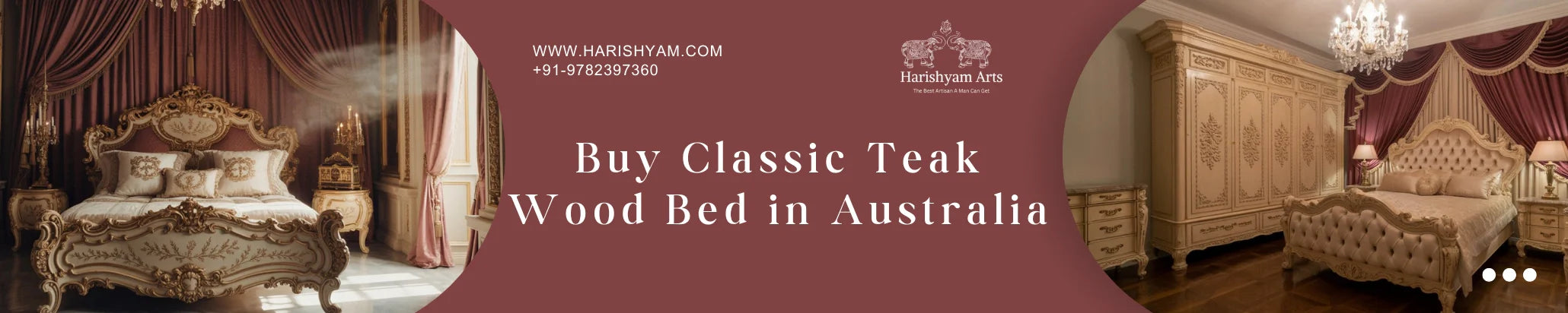 Buy Classic Teak Wood Sofa Set in Australia