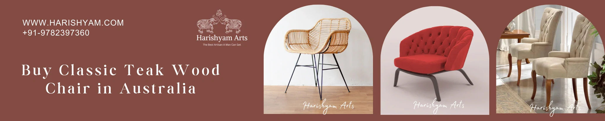 Buy Classic Teak Wood Chair in Australia