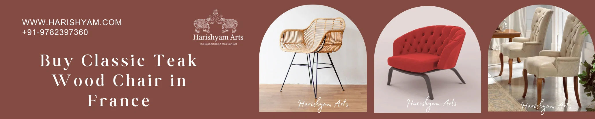 Buy Classic Teak Wood Chair in France