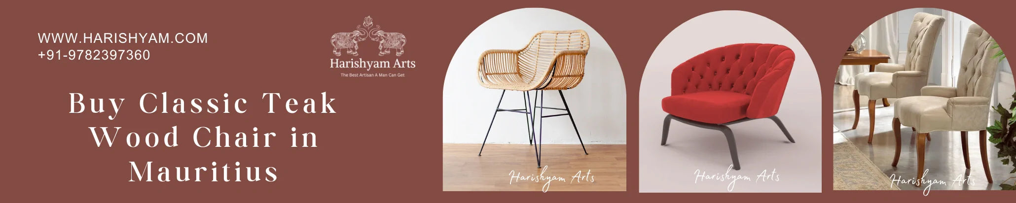 Buy Classic Teak Wood Chair in Mauritius