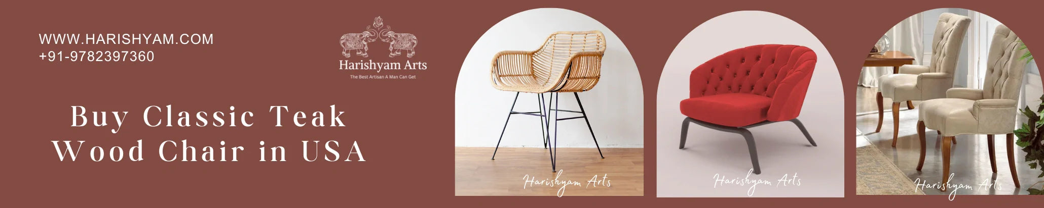 Buy Classic Teak Wood Chair in USA