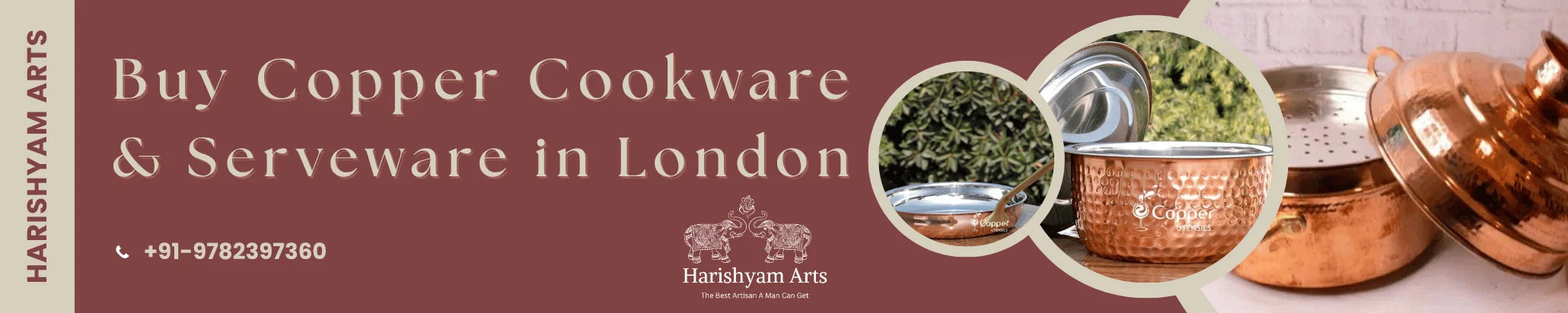 Buy Copper Cookware & Serveware in London