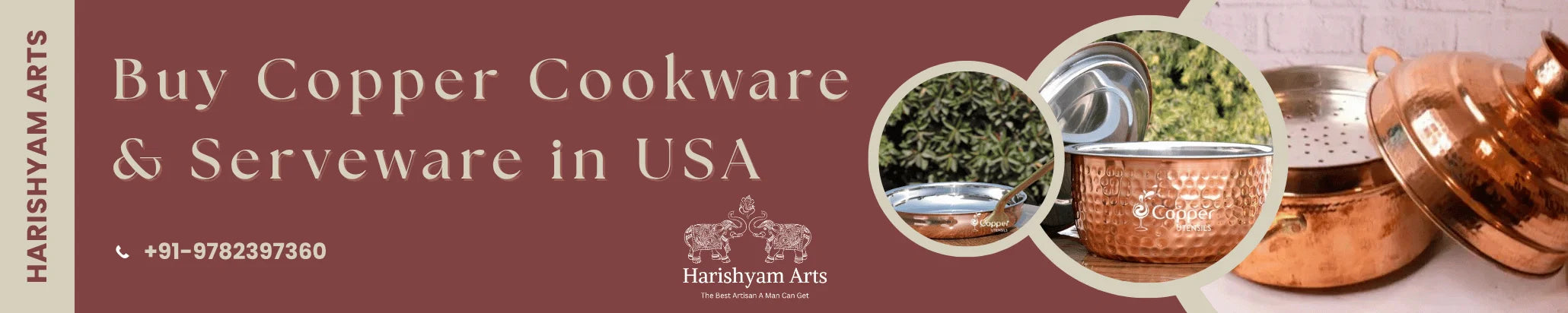 Buy Copper Cookware & Serveware in USA