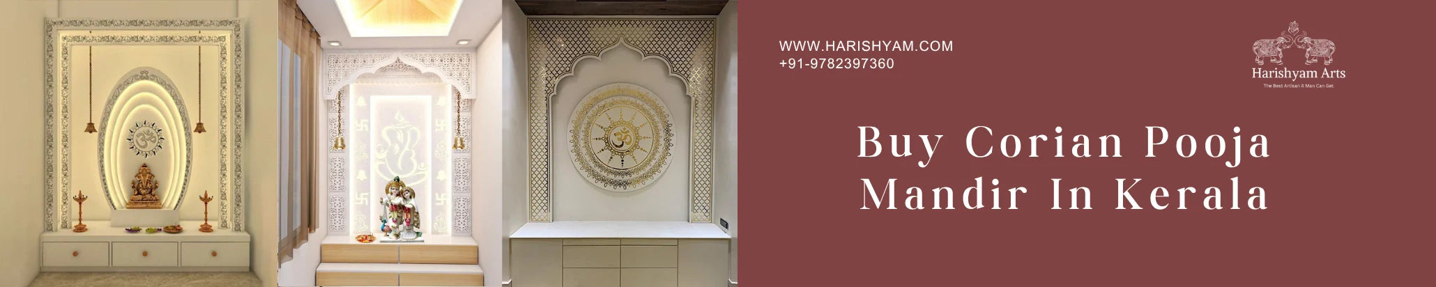 Buy Corian pooja mandir In Kerala