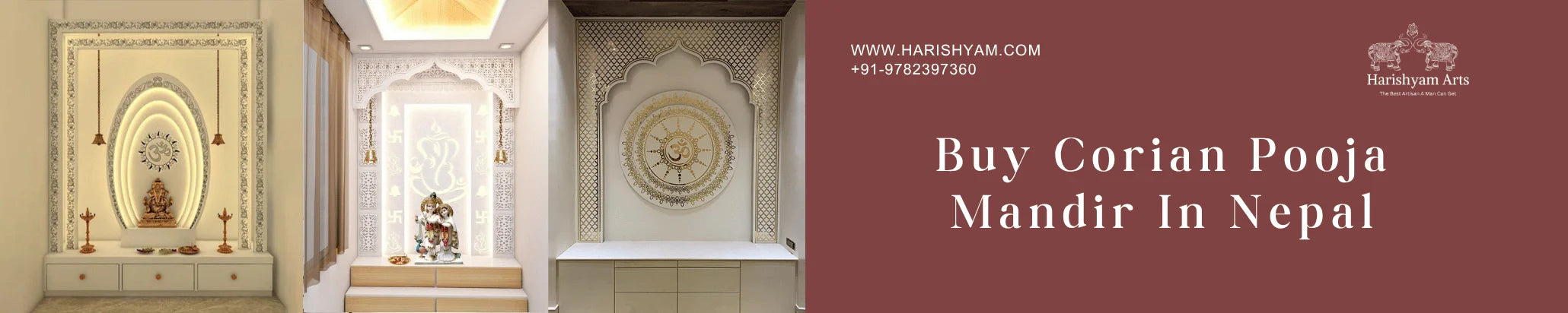 Buy Corian pooja mandir In Nepal