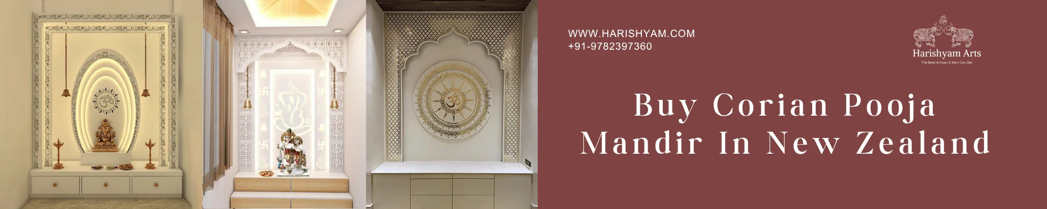 Buy Corian pooja mandir In New Zealand