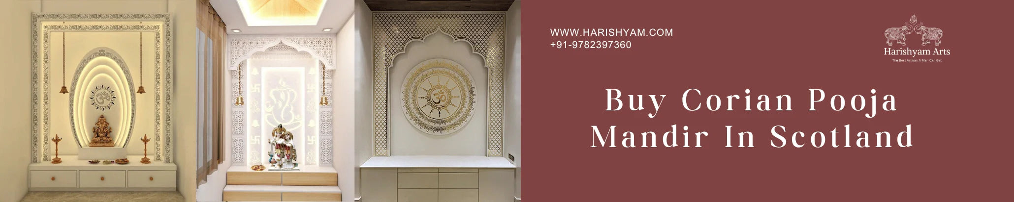 Buy Corian pooja mandir In Scotland