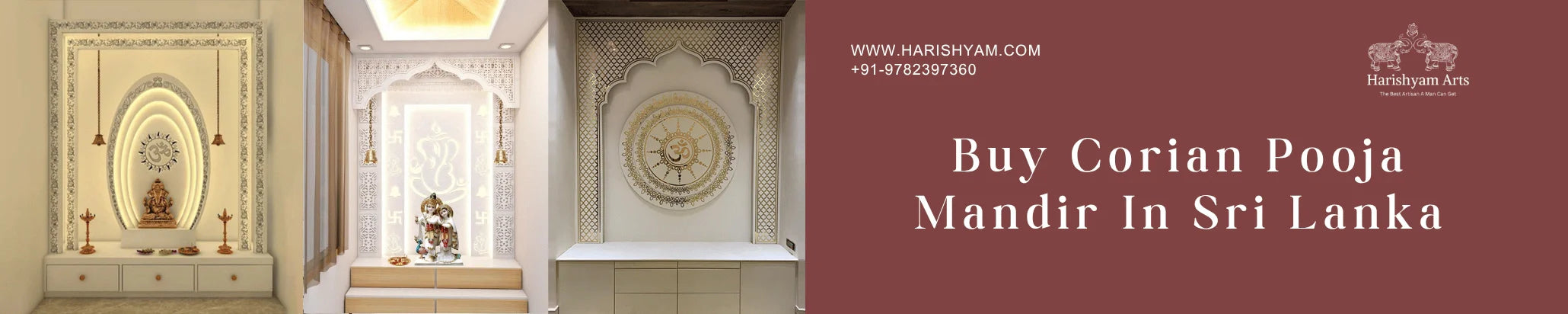 Buy Corian pooja mandir In Sri Lanka