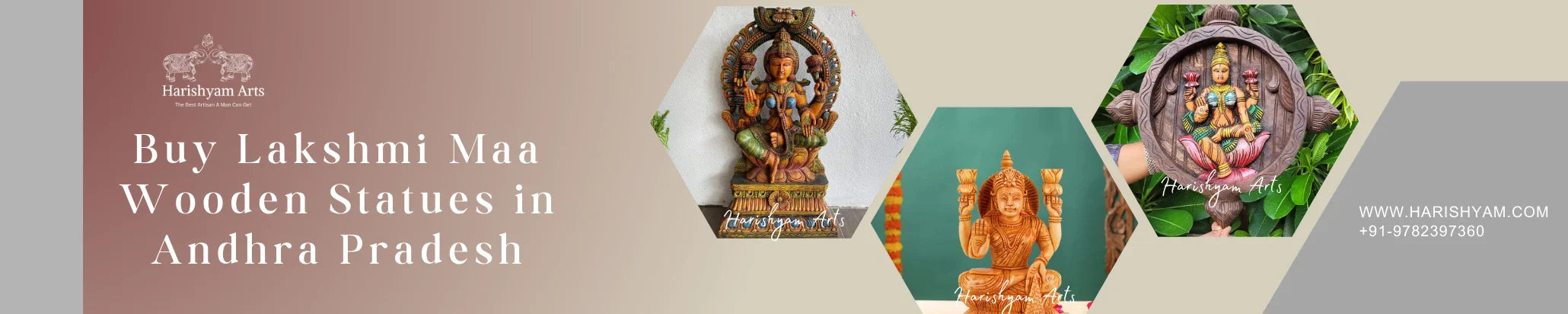 Buy Wooden Lakshmi Statues in Andhra Pradesh