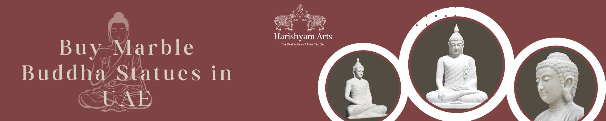 Buy Buddha Marble Statues in UAE