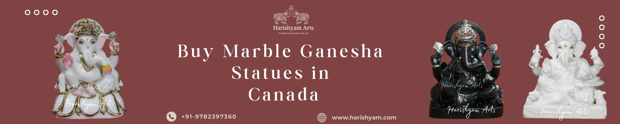 Buy Marble Ganesha Statues in Canada